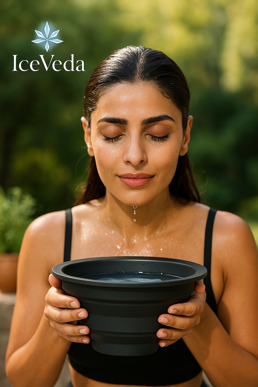 IceVeda™ Ice Face Bath — Ancient Cooling Ritual for Instant Glow