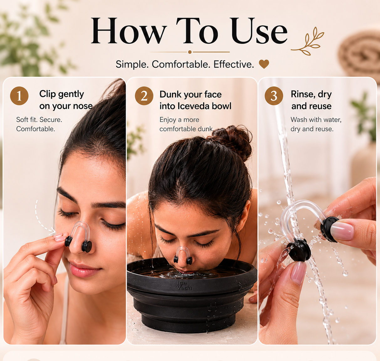 Iceveda™ Face Dunk Nose Clip